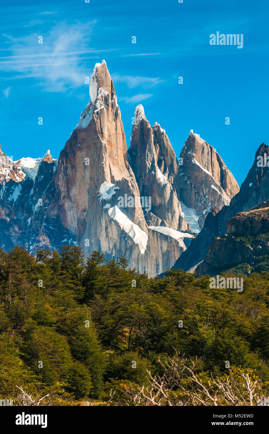 Cerro Torre mountain, Patagonia, Argentina Stock Photo