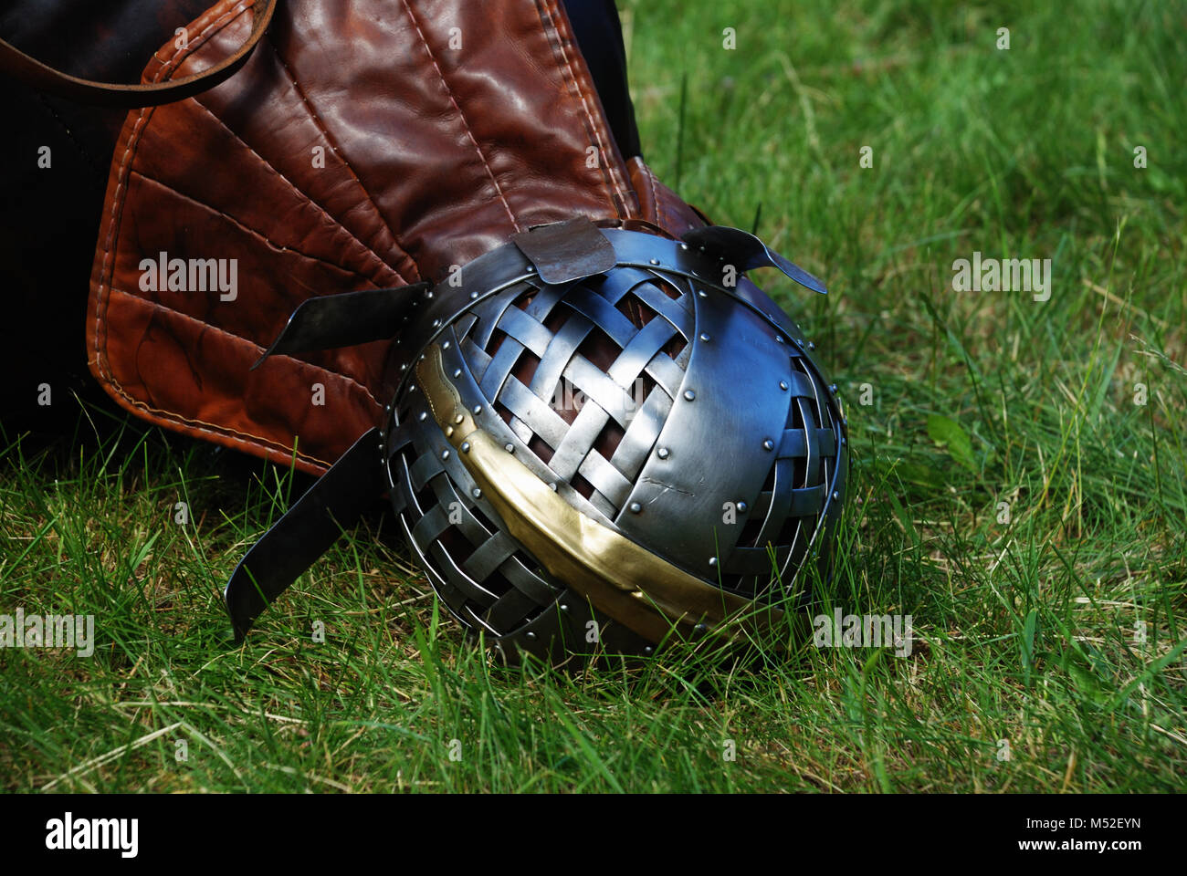 Head man helmet hi-res stock photography and images - Alamy