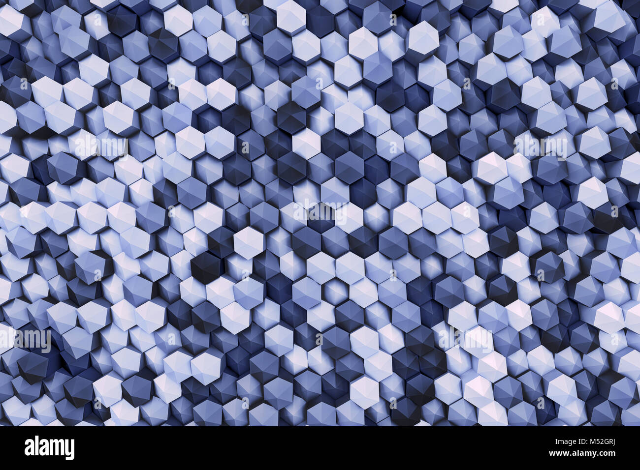 3d rendering of abstract hexagon background Stock Photo - Alamy
