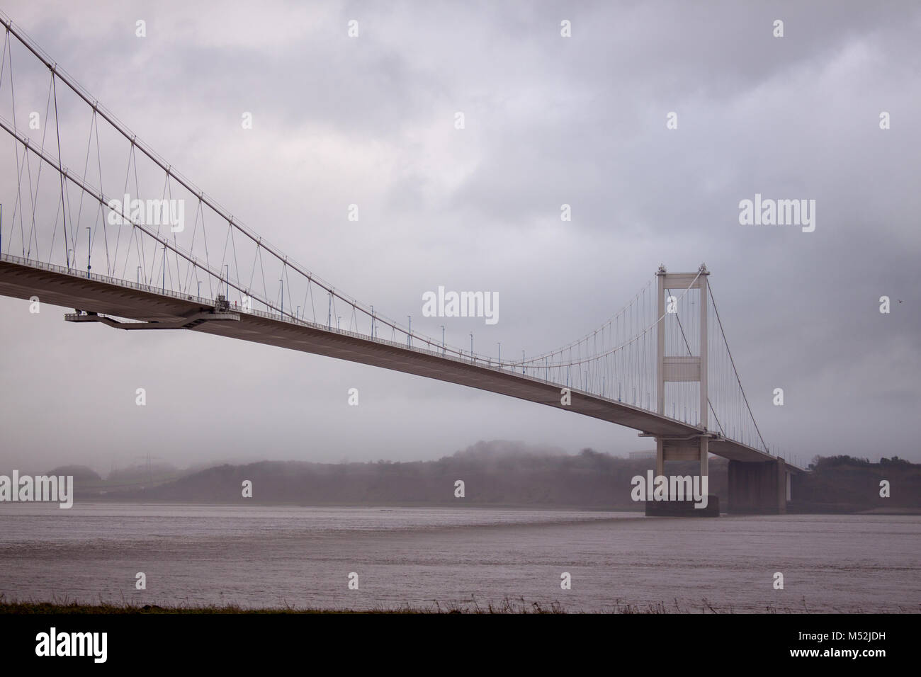 River Severn Road Crossing between Wales and England Stock Photo Alamy