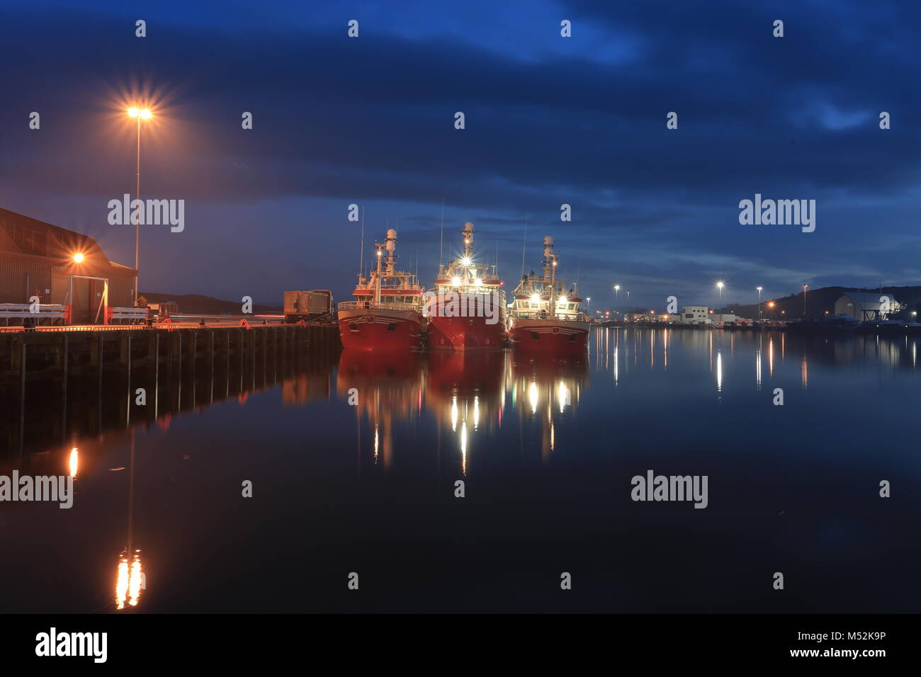 Killybegs Harbour and Beach.. Stock Photo