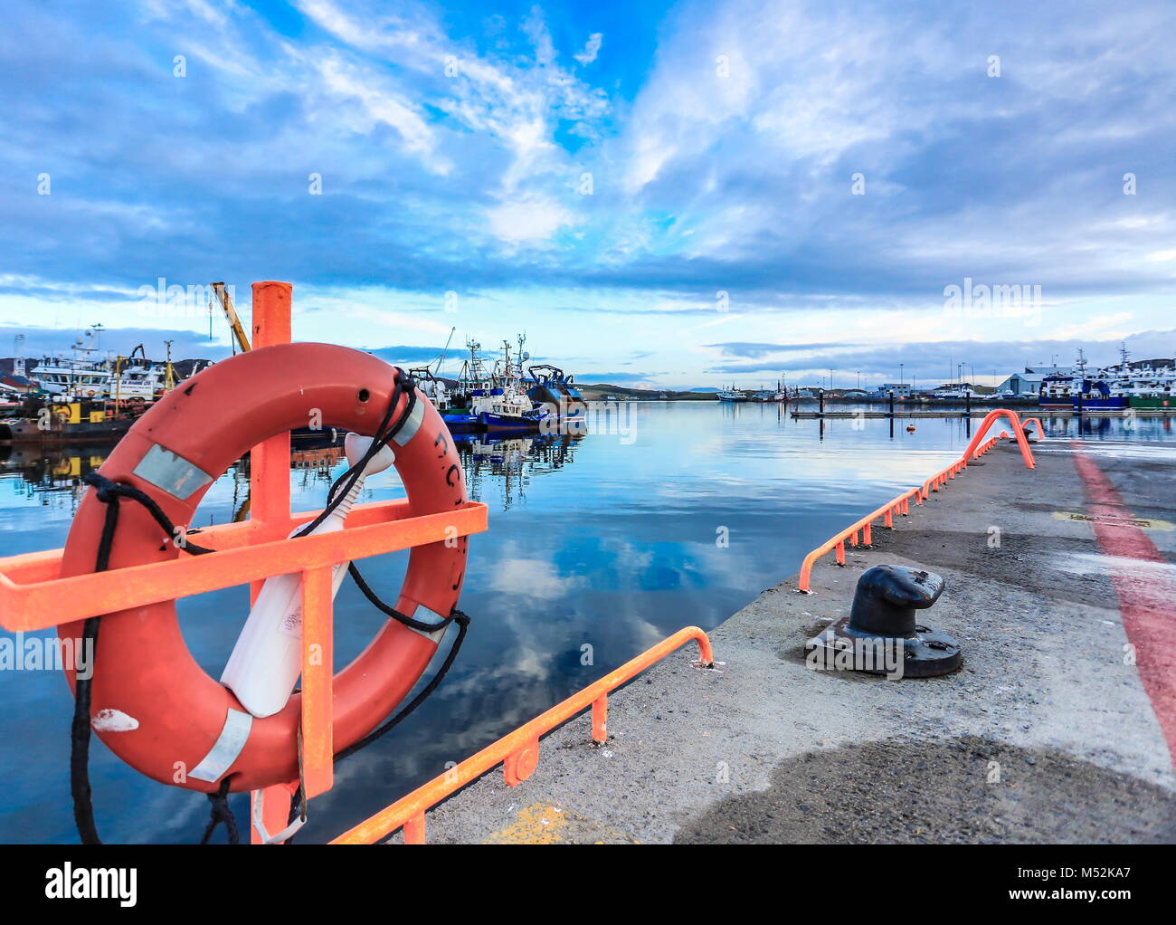 Killybegs Harbour and Beach.. Stock Photo