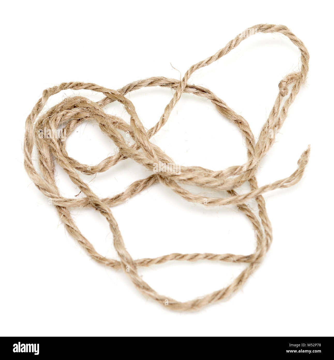 rope on white Stock Photo - Alamy