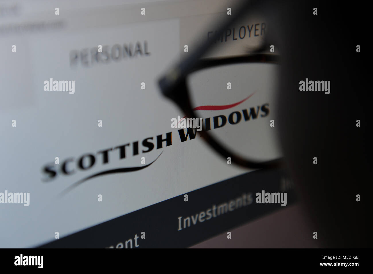 Scottish Widows Stock Photo