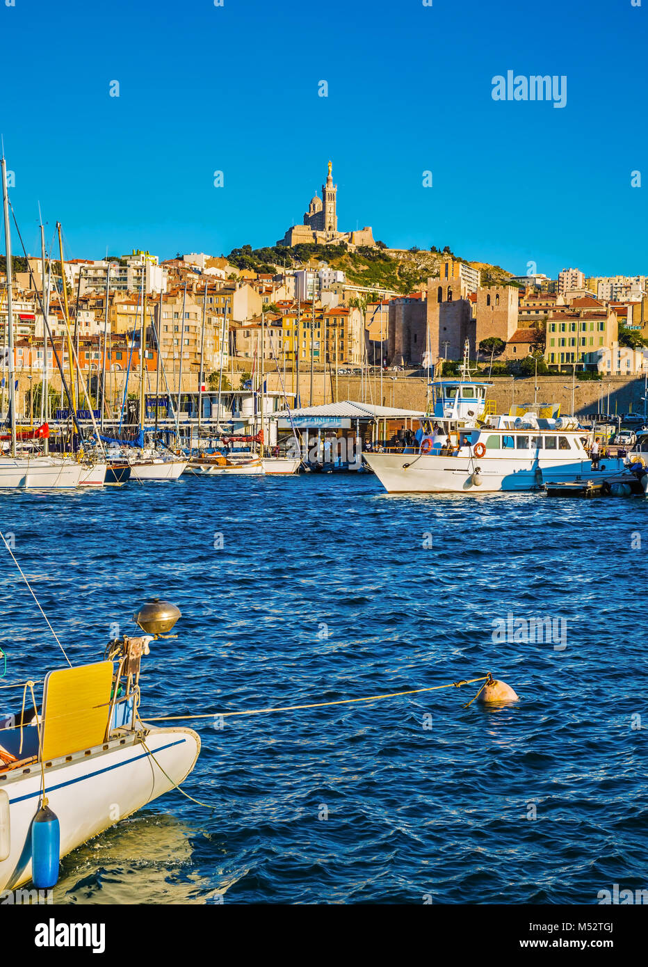 The fishing boats  Marseilles Stock Photo