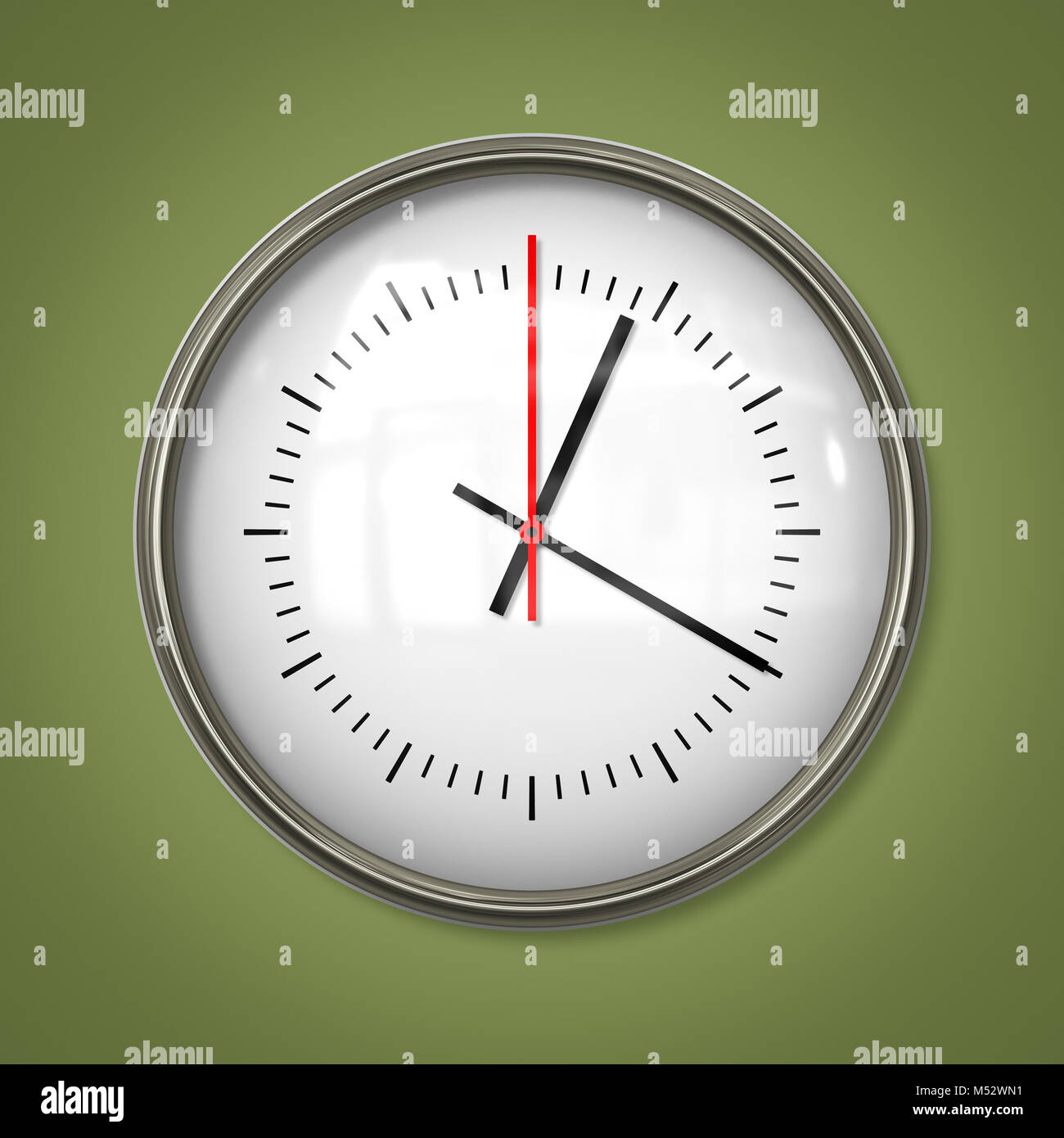 typical simple clock Stock Photo
