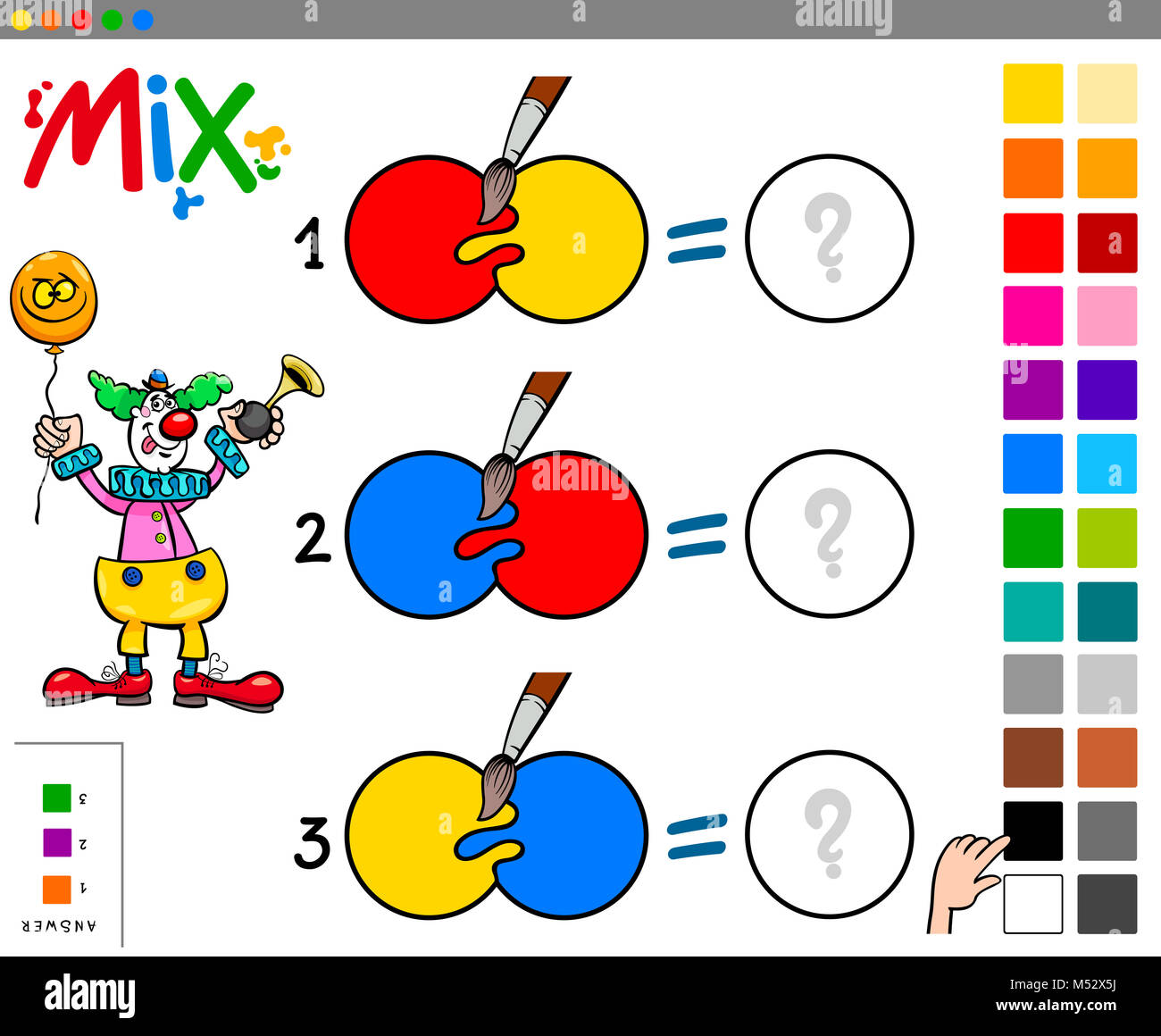 Brown educational worksheet hires stock photography and images Alamy