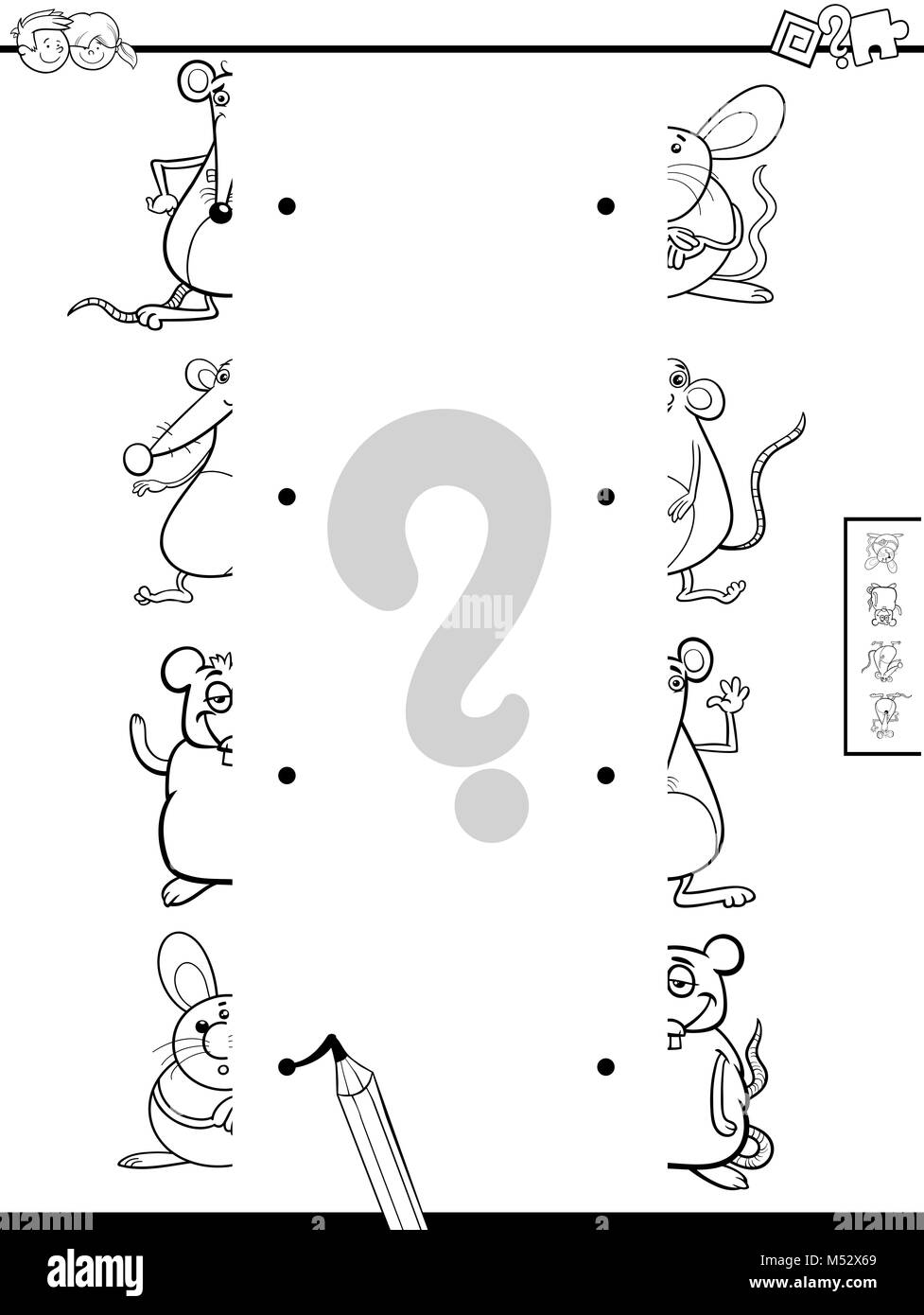 Mouse images for drawing Black and White Stock Photos &amp; Images - Alamy