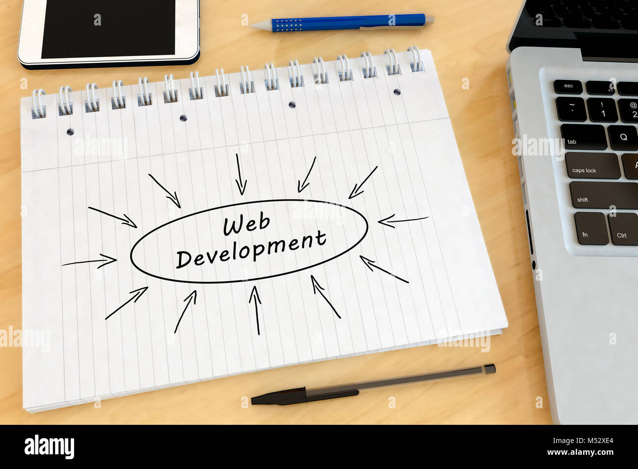 Web Development text concept Stock Photo - Alamy