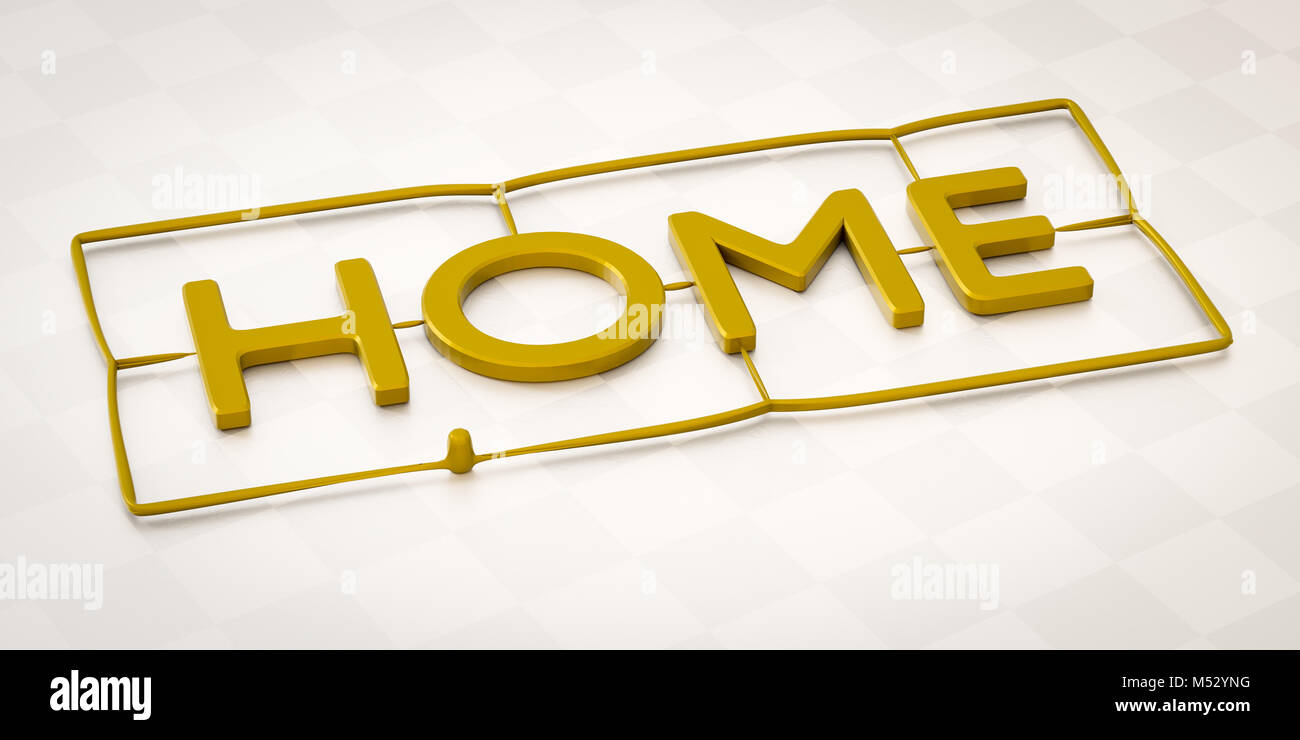 plastic injection molding word home Stock Photo - Alamy