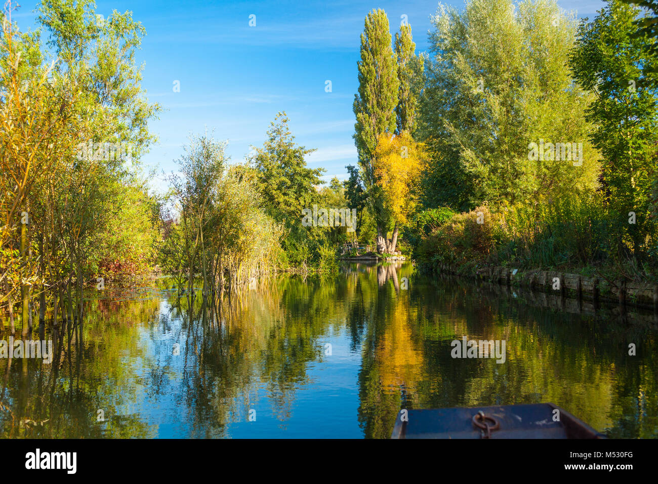 Hortillonnages floating gardens amiens france Stock Photo Alamy
