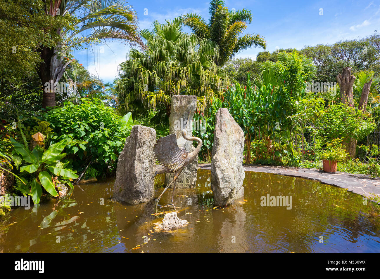 Enchanted garden park boquete Stock Photo