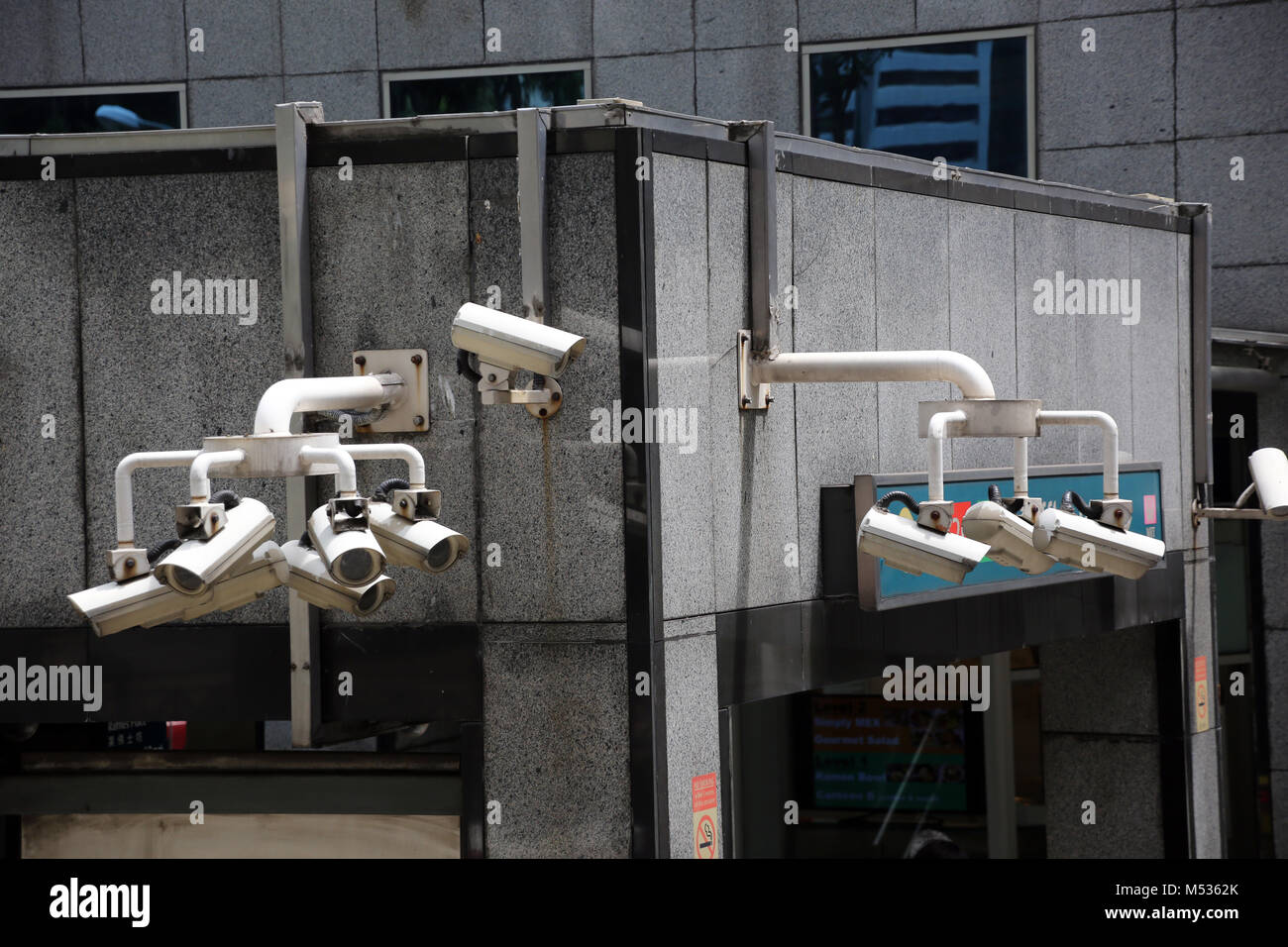 Symbol image Video surveillance in the public space Stock Photo Alamy
