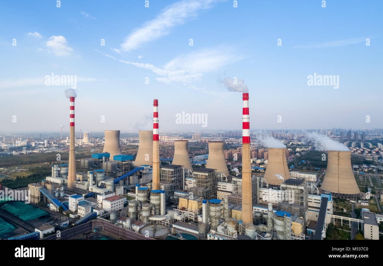 thermal power plant Stock Photo