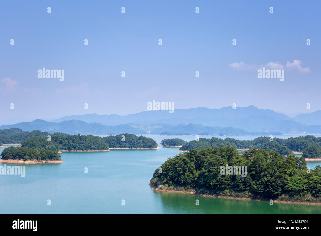 hangzhou thousand island lake Stock Photo