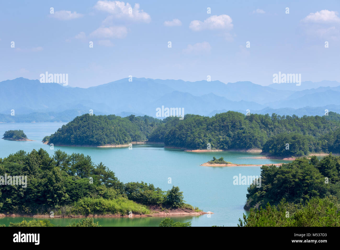 hangzhou thousand island lake Stock Photo