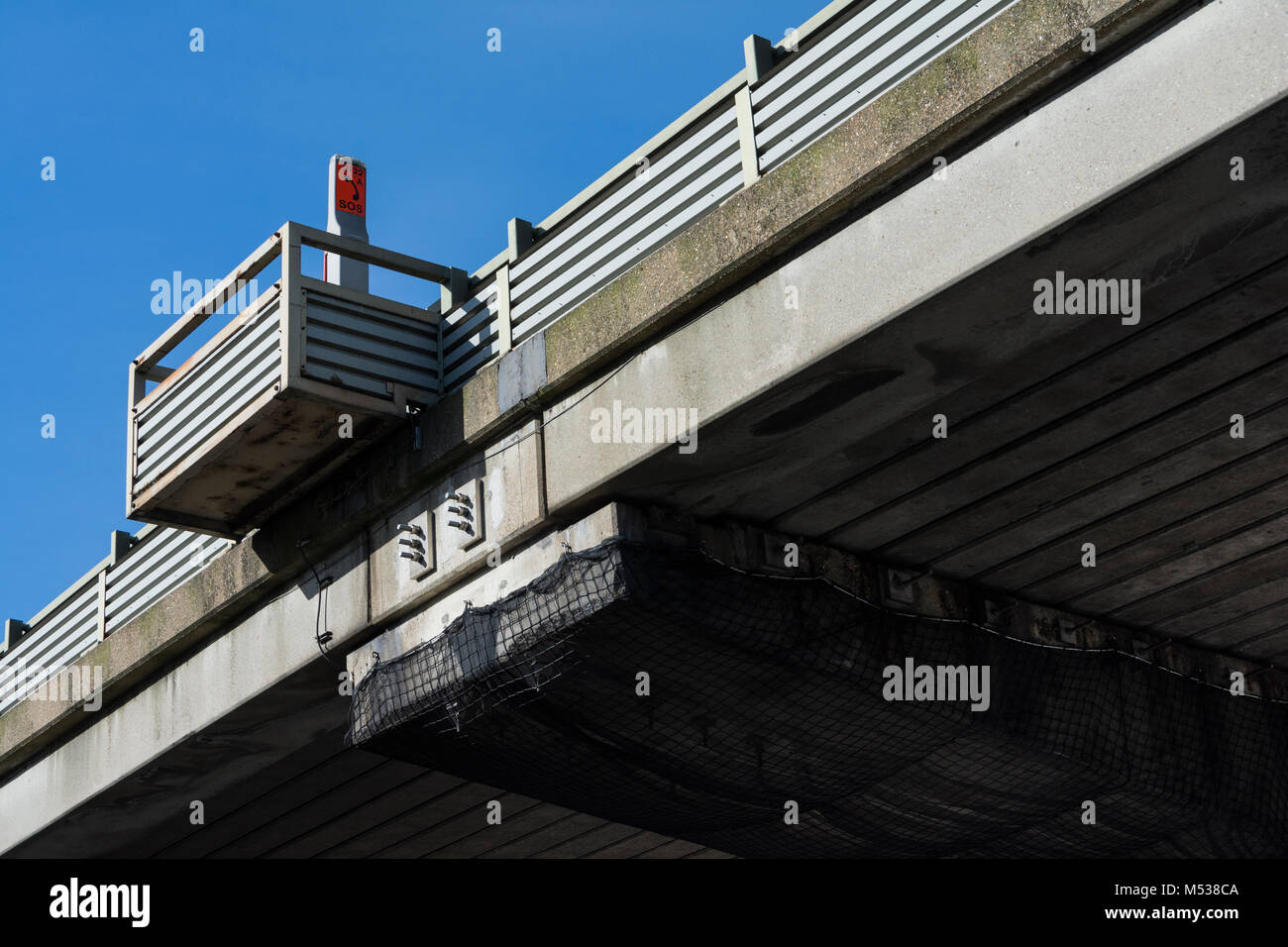 The A4/M4 Chiswick Flyover in west London, UK Stock Photo