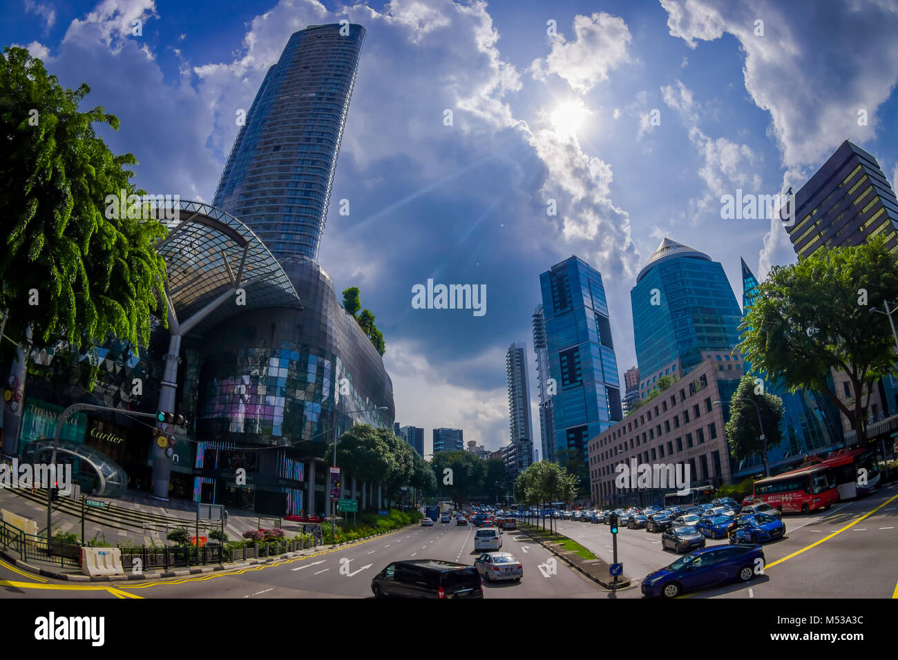 Singapore emission hi-res stock photography and images - Alamy