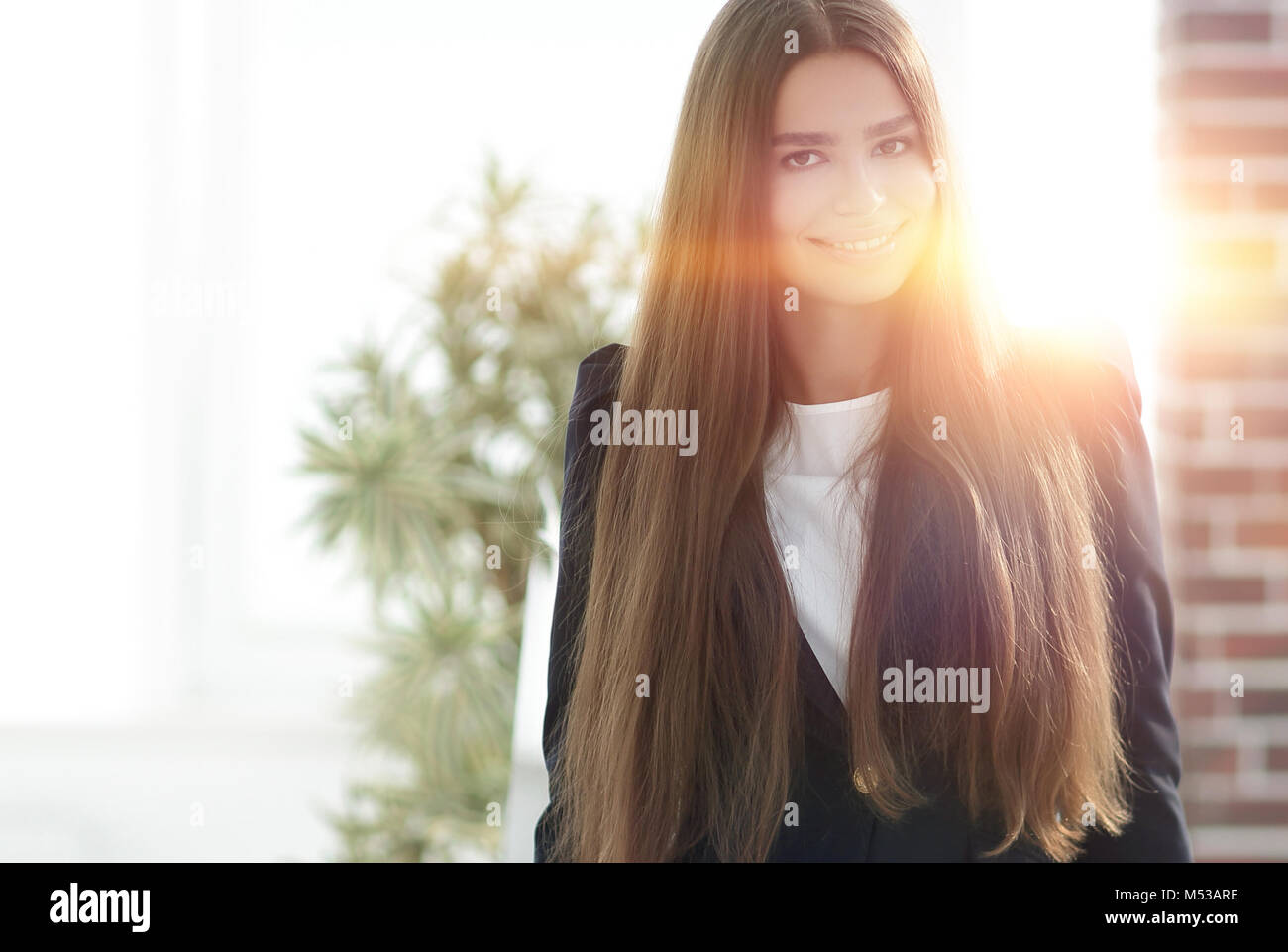 portrait of a young business woman Stock Photo - Alamy