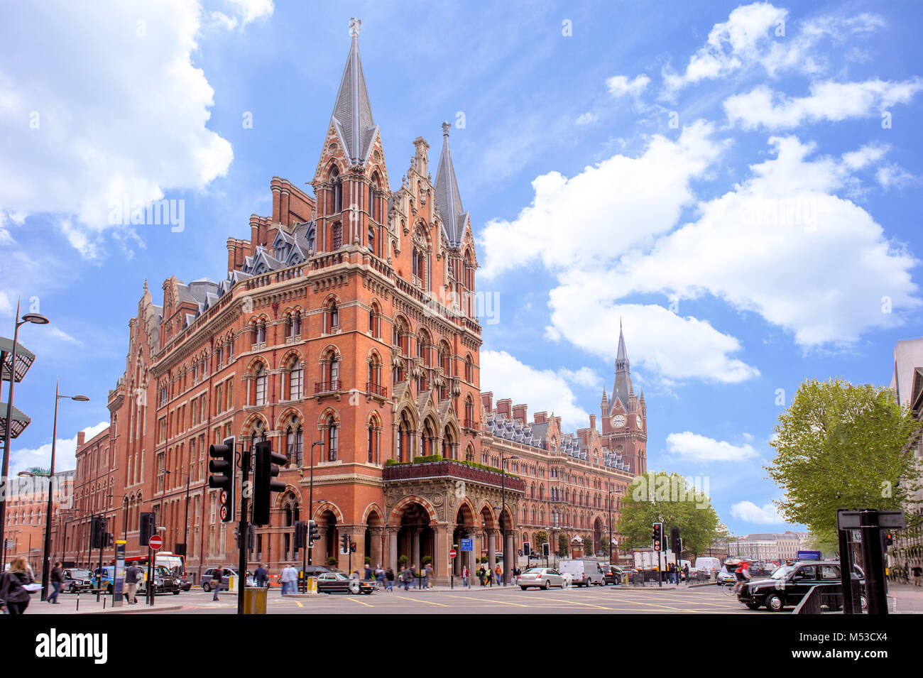 St. Pancras Renaissance hotel in London Stock Photo