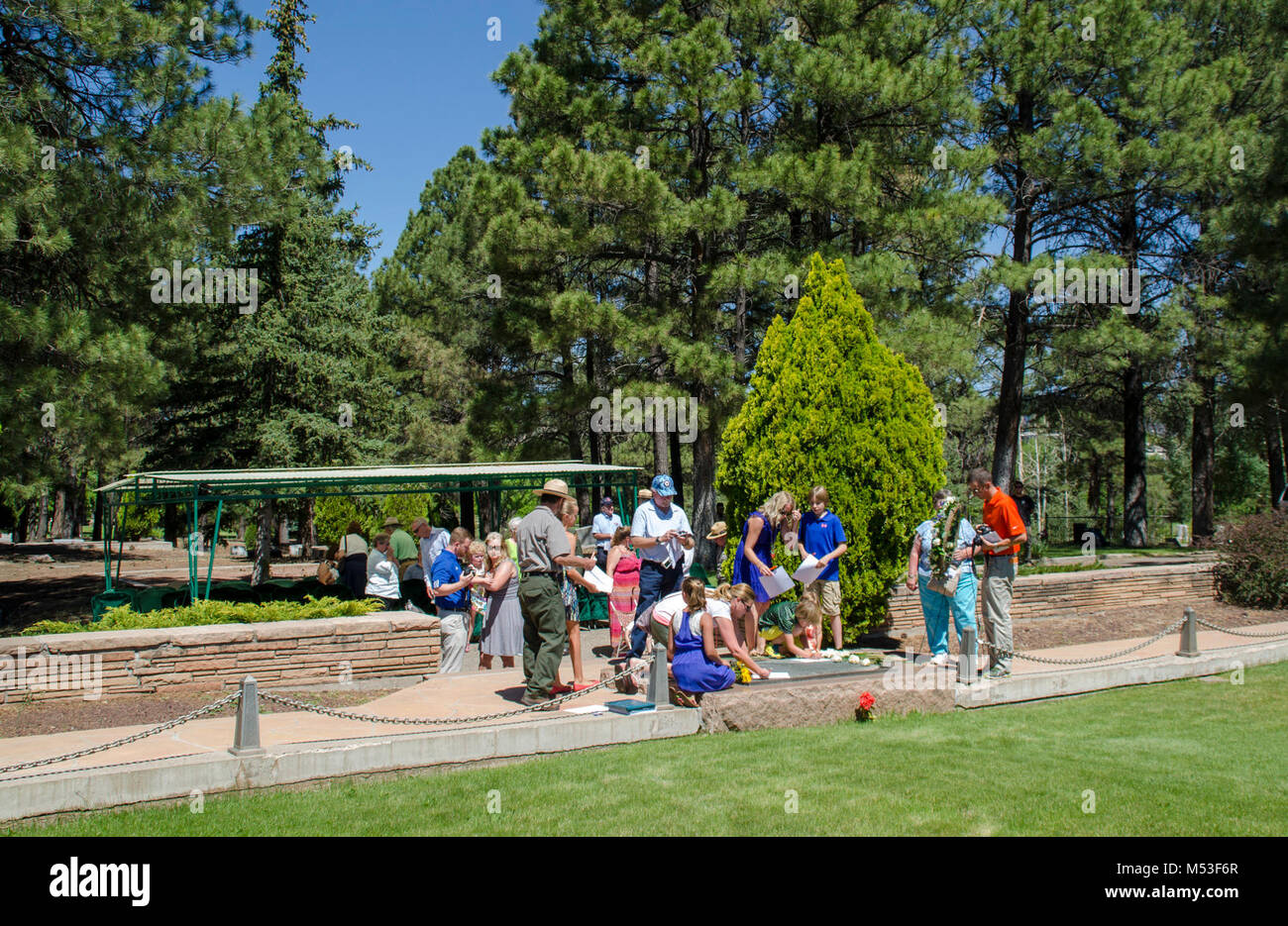 June 30, 2014 Wreath laying ceremony Citizens Cemetery, Flagstaff