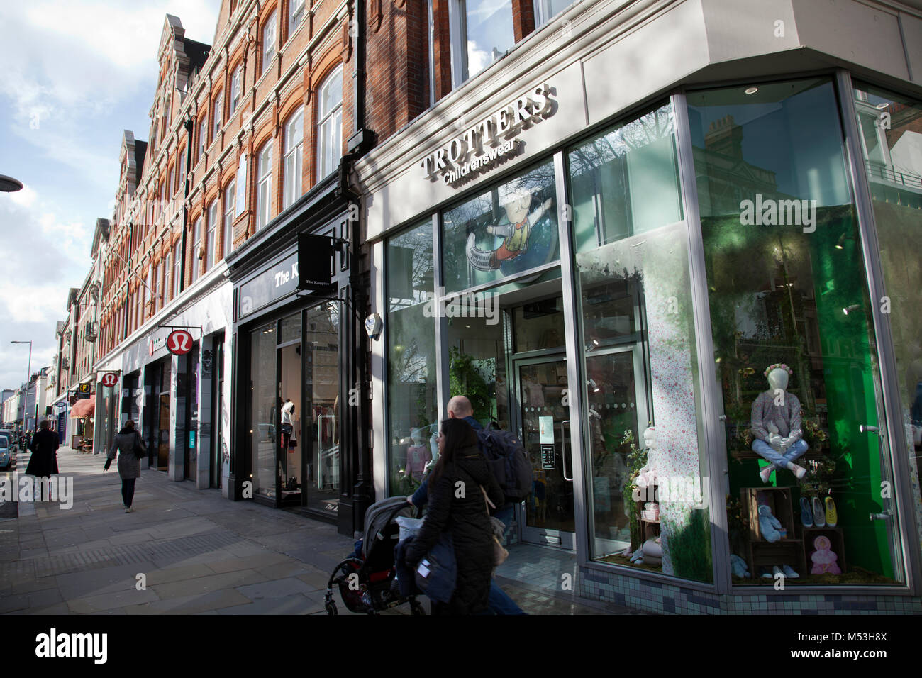 Kings Road Shops and People London UK Stock Photo Alamy