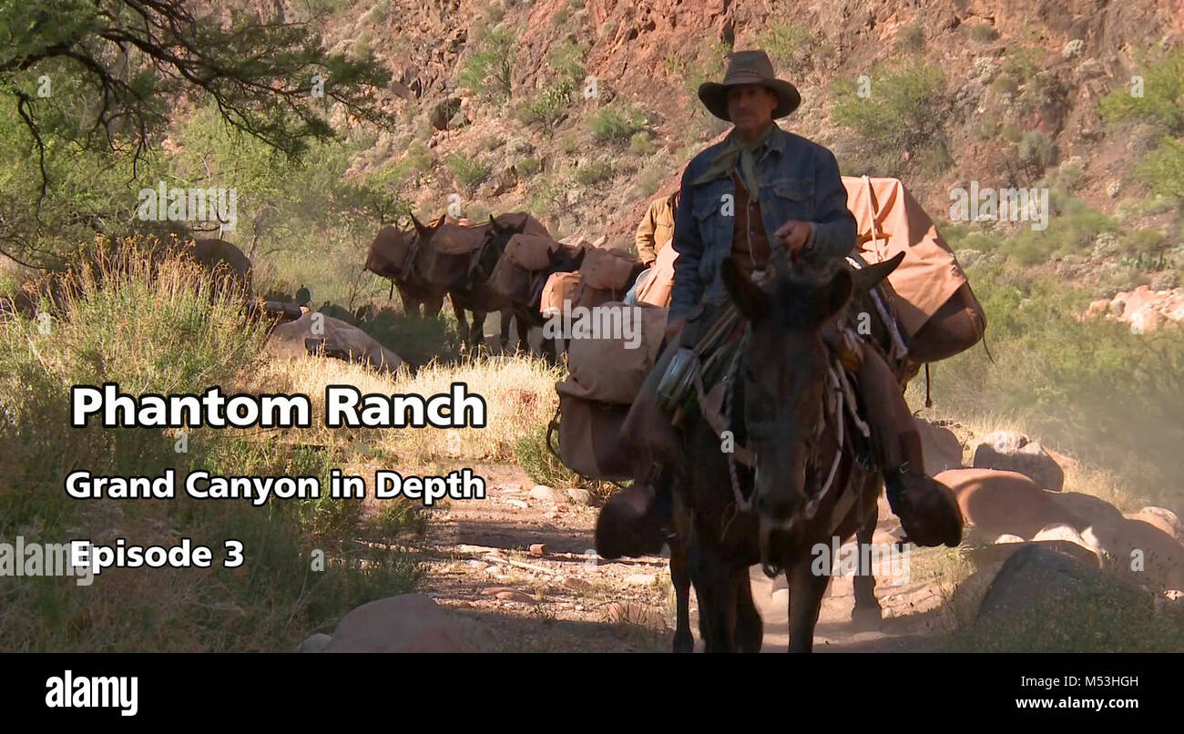 Journey Back in Time to a Place Called Phantom Ranch Stock Photo - Alamy