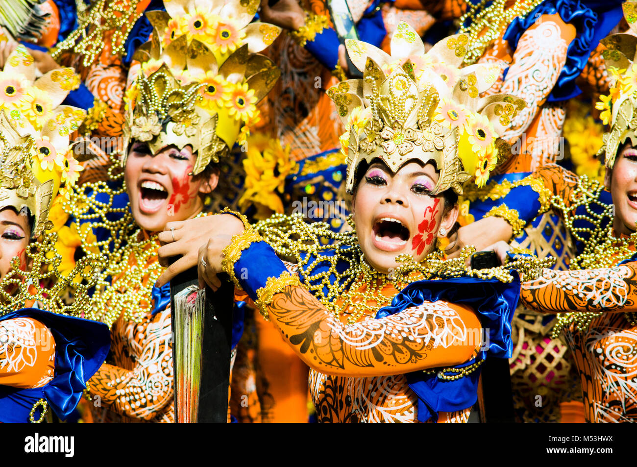 Pintaflores Festival, San Carlos, Negros Occidental, Philippines Stock Photo