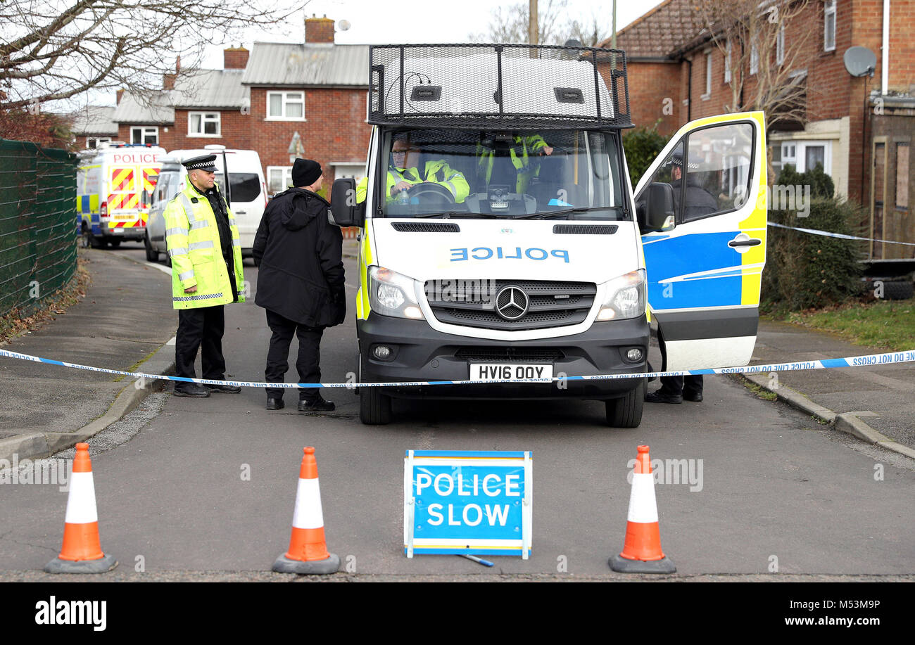 Police activity at Russell Howard Park in South Ham, Basingstoke