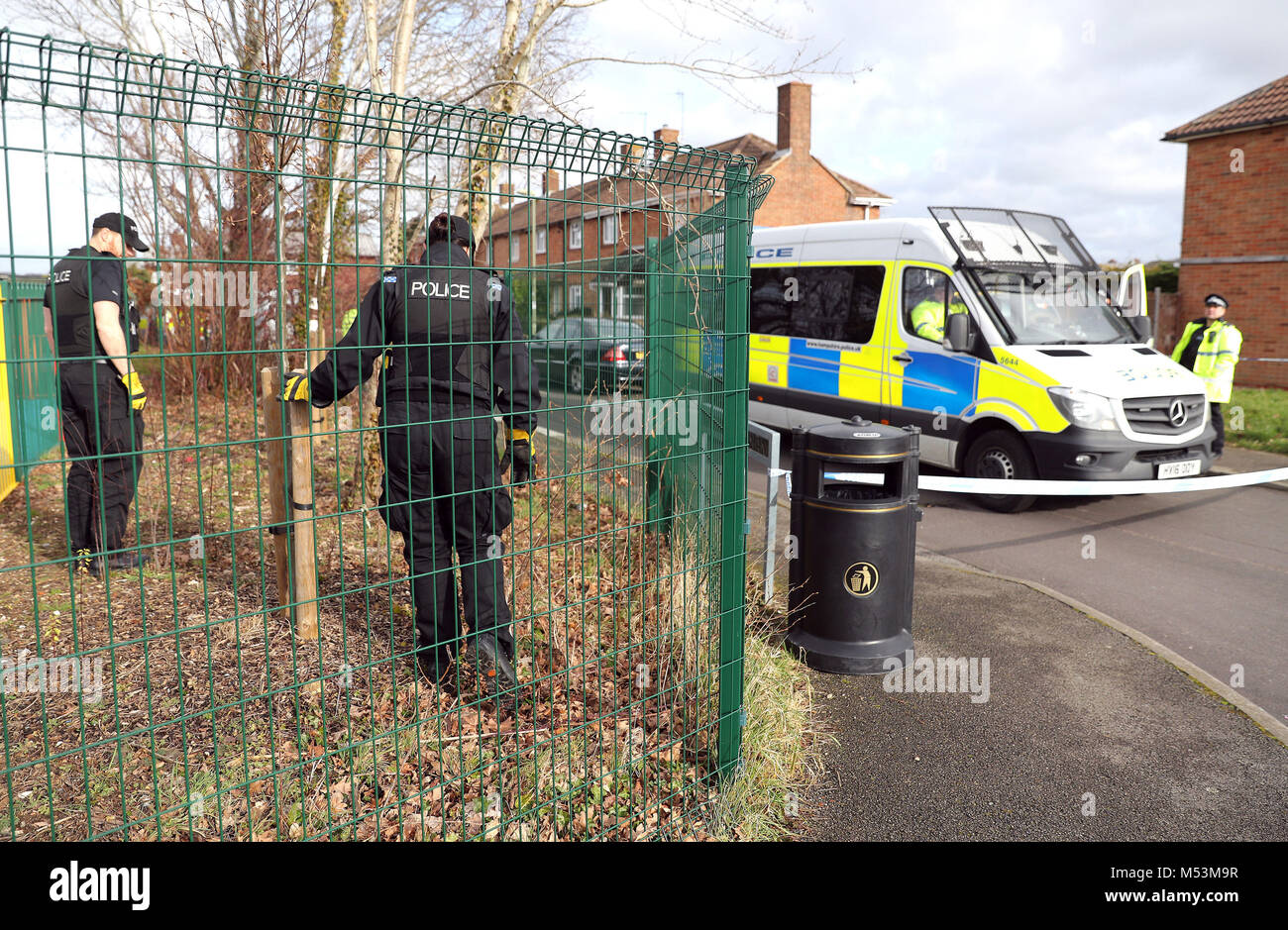 Police activity at Russell Howard Park in South Ham, Basingstoke