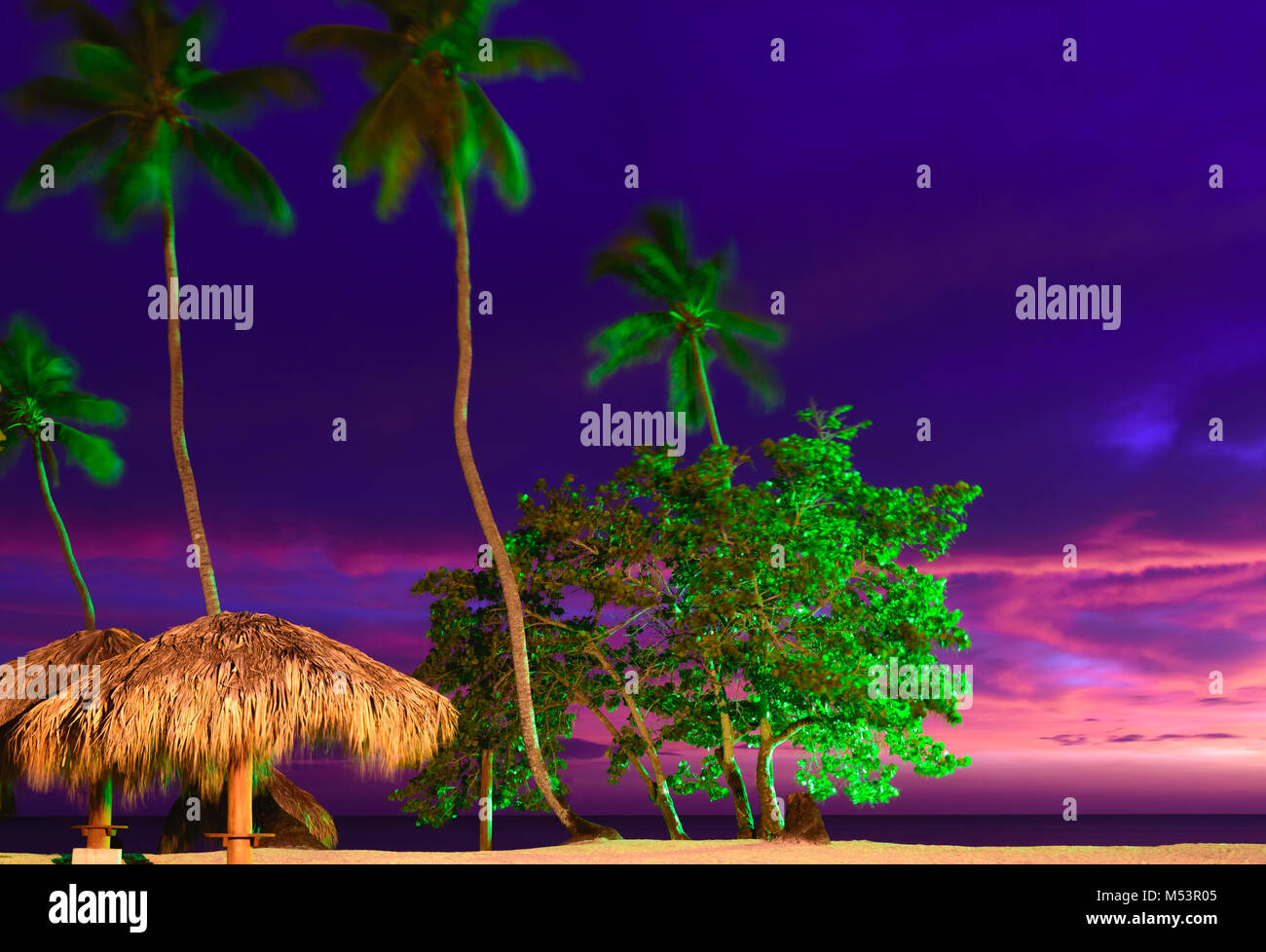 beautiful sunset sea Stock Photo - Alamy