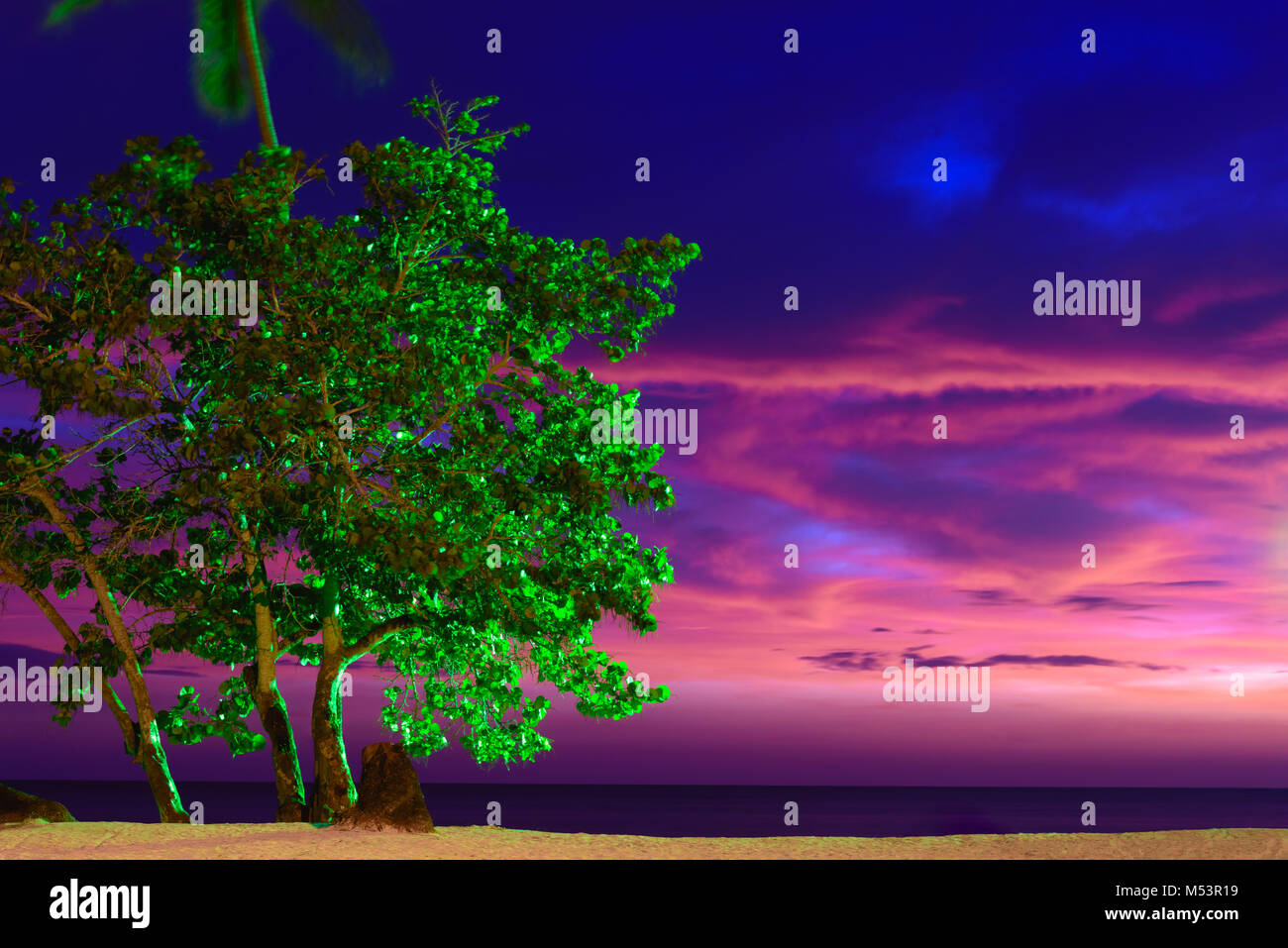 beautiful sunset sea Stock Photo - Alamy