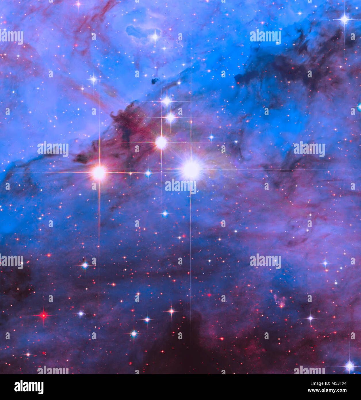 Star cluster. Star forming region. Elements of this image furnished by