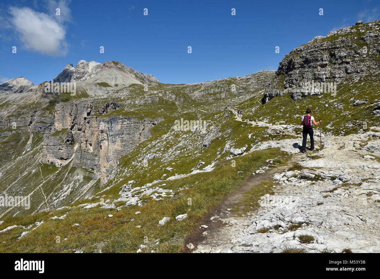 Dolomite Alps; South Tyrol; Italy; Puezgroup; Stock Photo