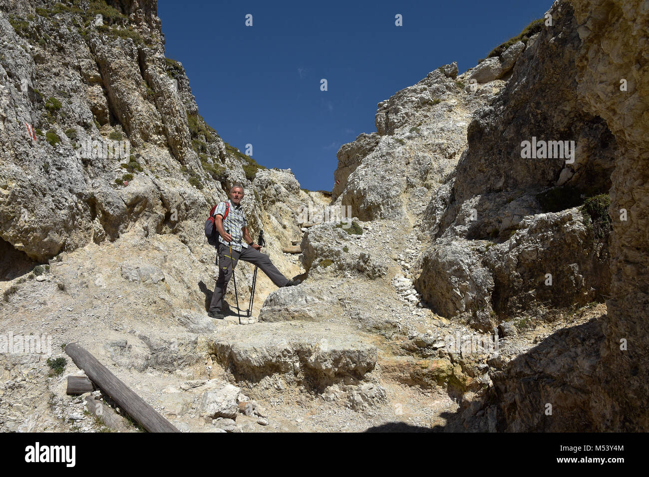 Dolomite Alps; South Tyrol; Italy; Ciampeijoch; Stock Photo