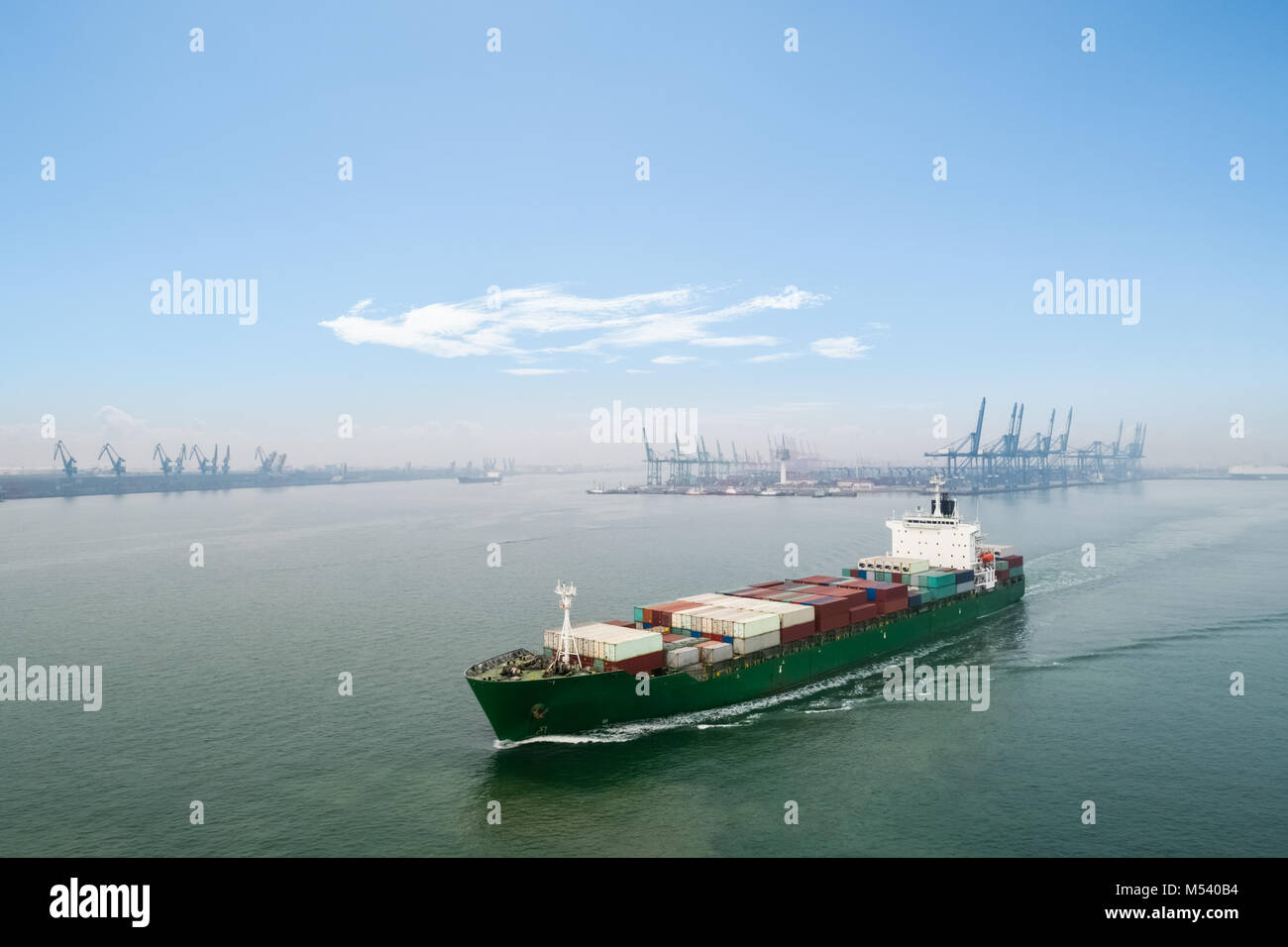 container shipping in tianjin Stock Photo