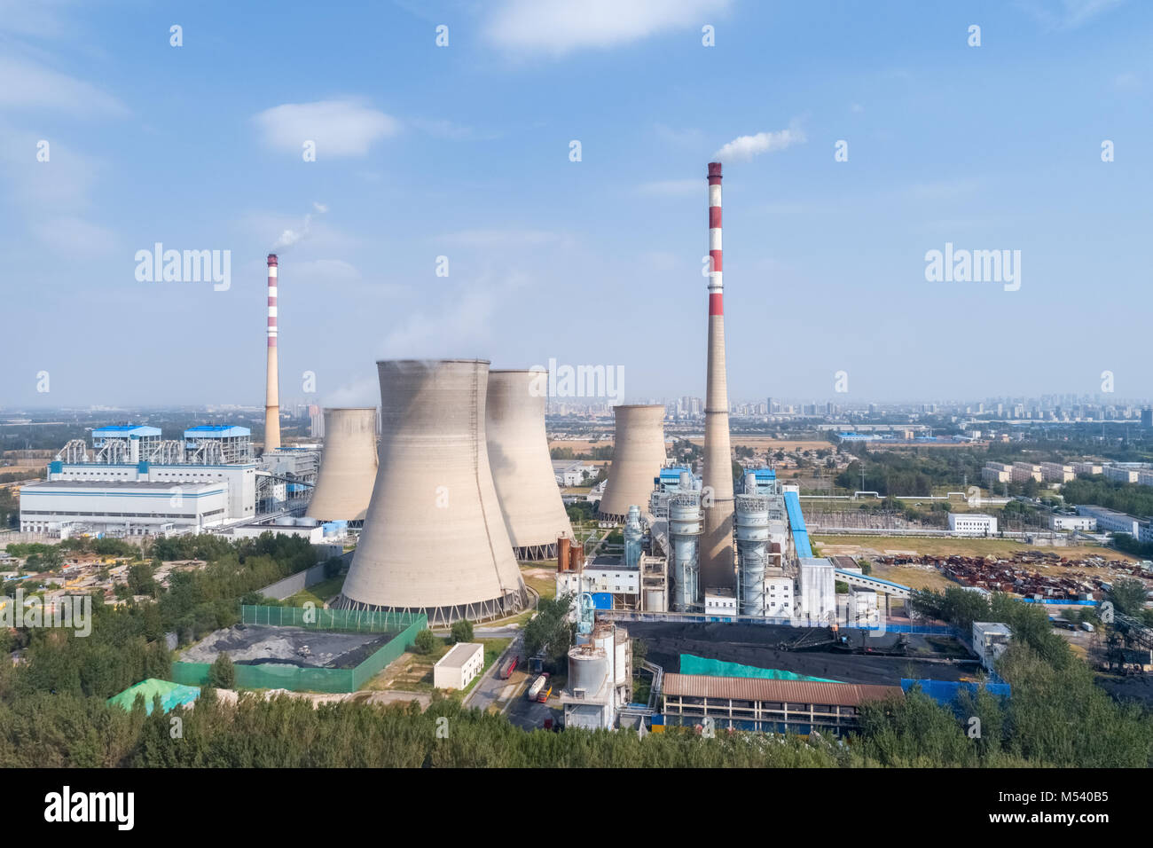 thermal power plant Stock Photo