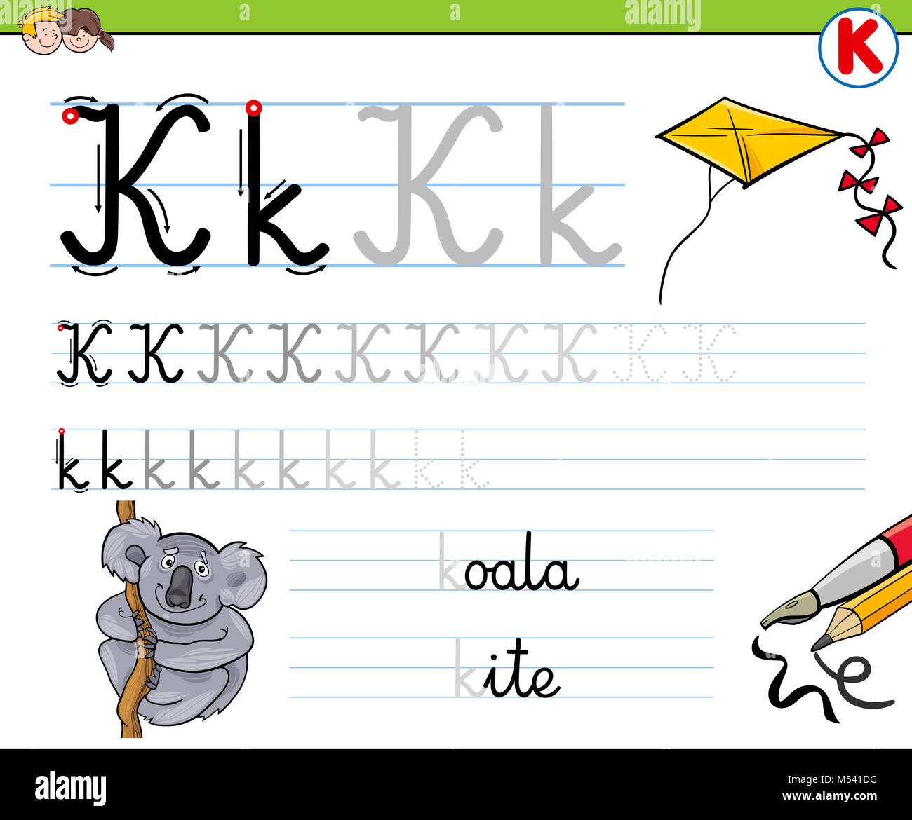 letter k lowercase high resolution stock photography and