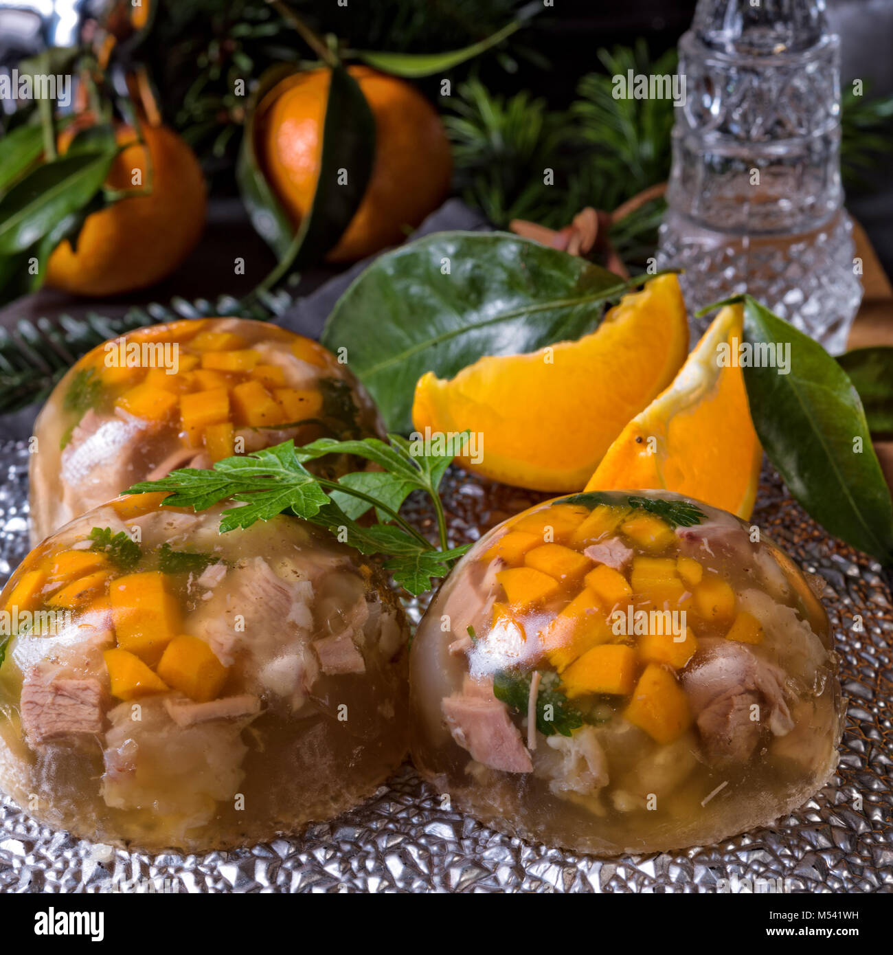 Galart polish Winter Meat Jelly Stock Photo Alamy