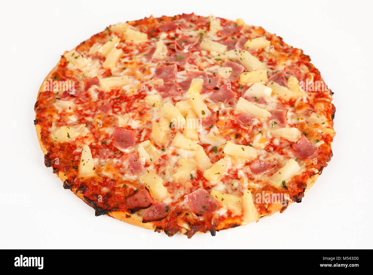 Pizza Hawaii Stock Photo