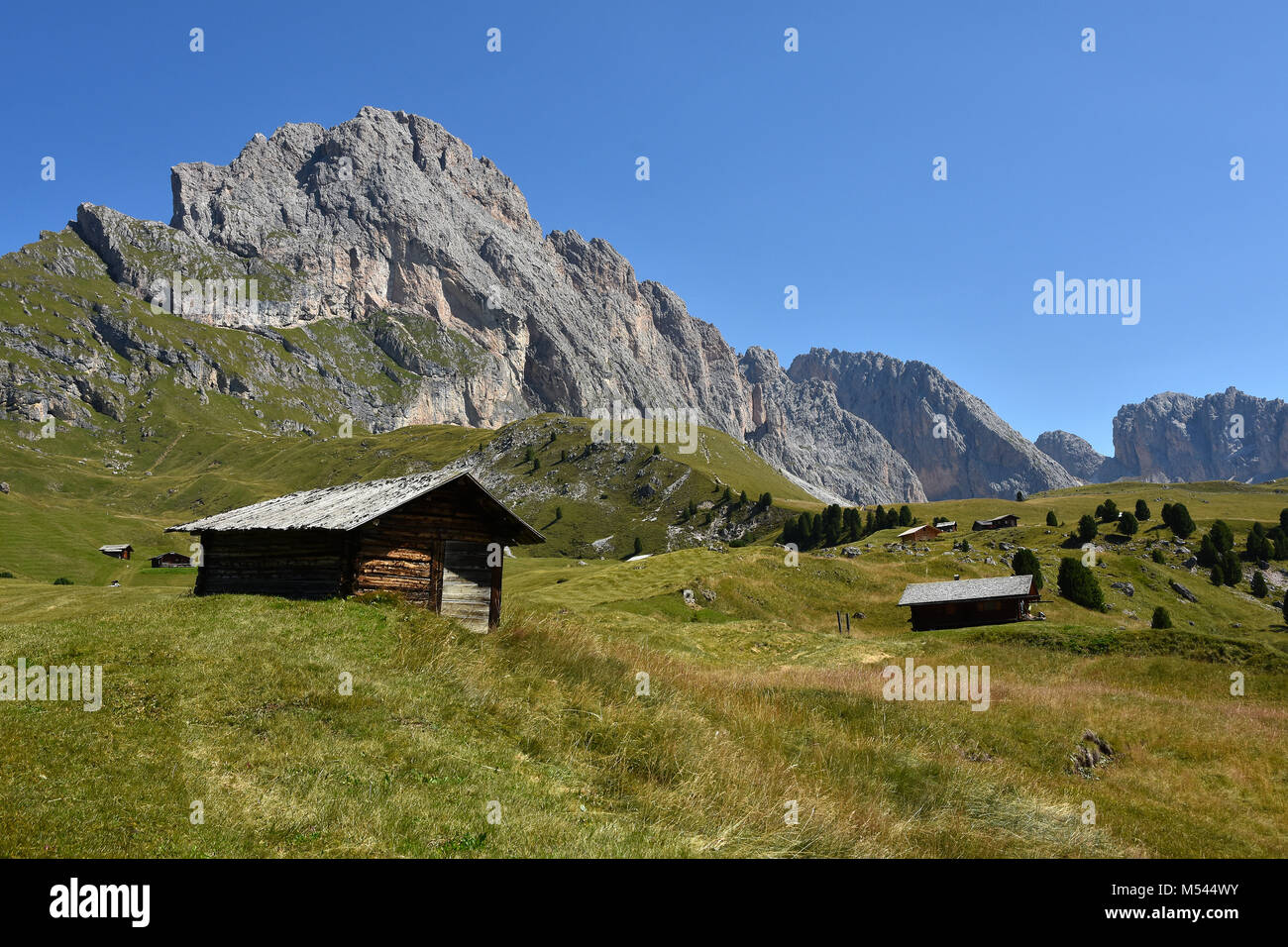 Dolomite alps; South Tyrol; Italy; natural preserve puez-geisler; Stock Photo