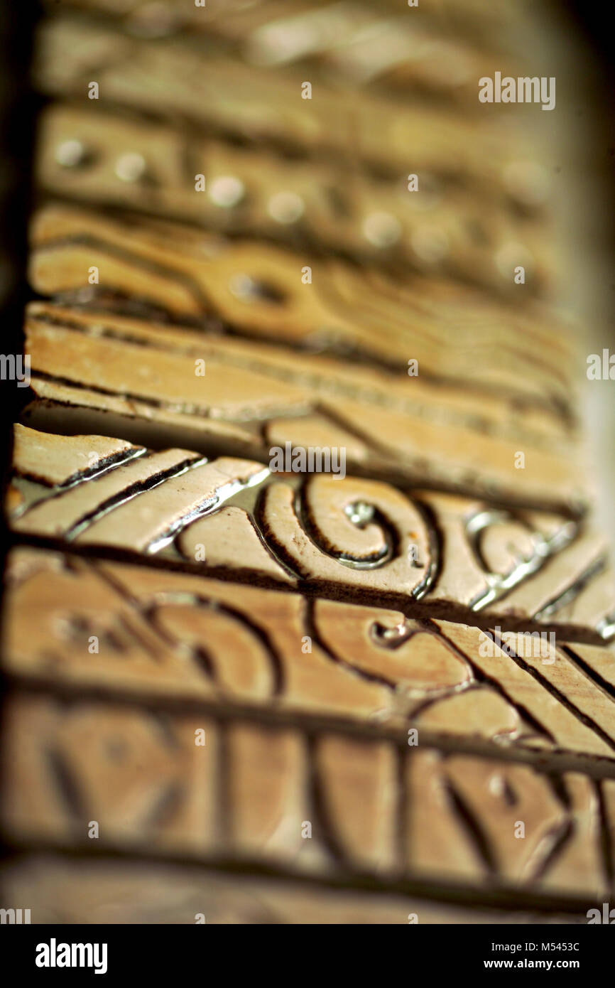 Ceramic edge tiles Stock Photo Alamy