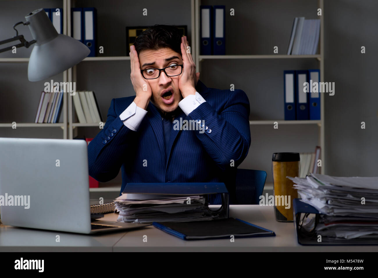 Task m. Finish work late.