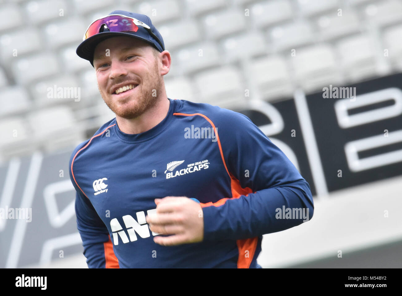 Auckland New Zealand 20th Feb 2018 New Zealand S Tim Seifert During The Training Session Ahead Of The T20 Final Against Australia Tomorrow Credit Shirley Kwok Pacific Press Alamy Live News Stock Photo Alamy