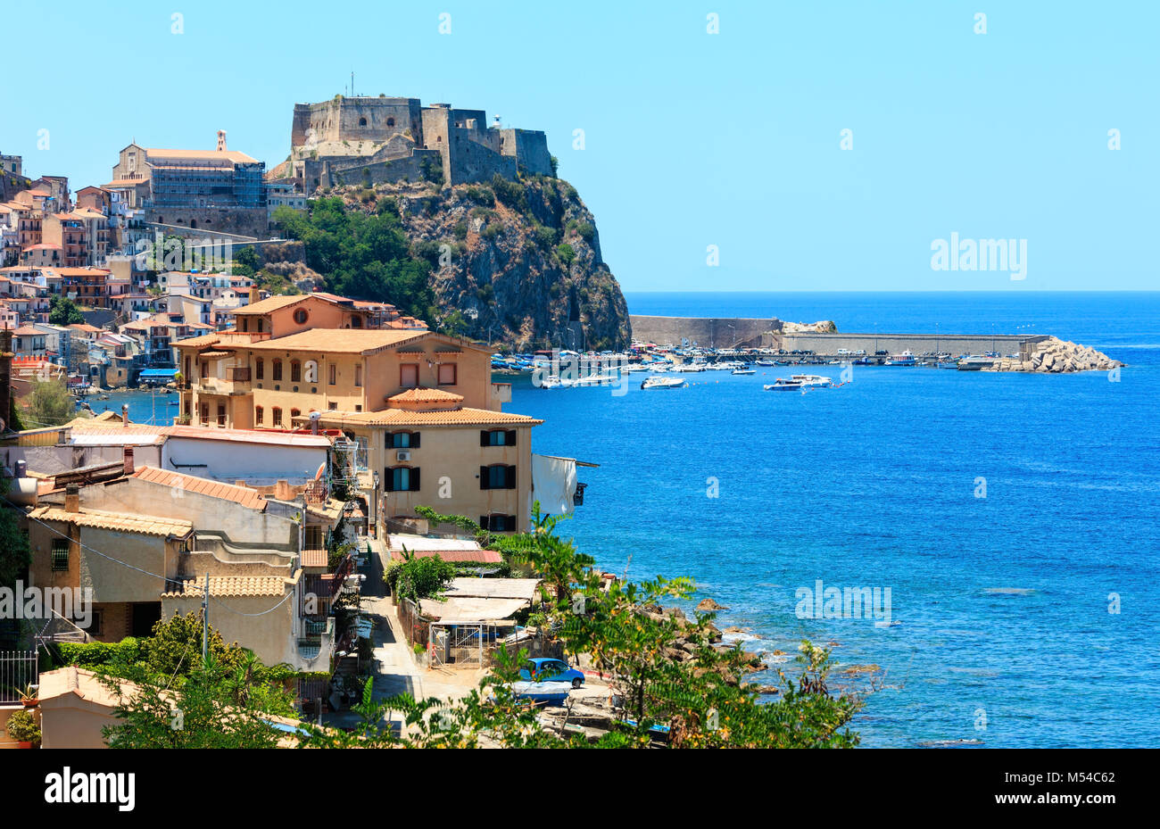 Scilla sea coast, Calabria, Italy Stock Photo - Alamy