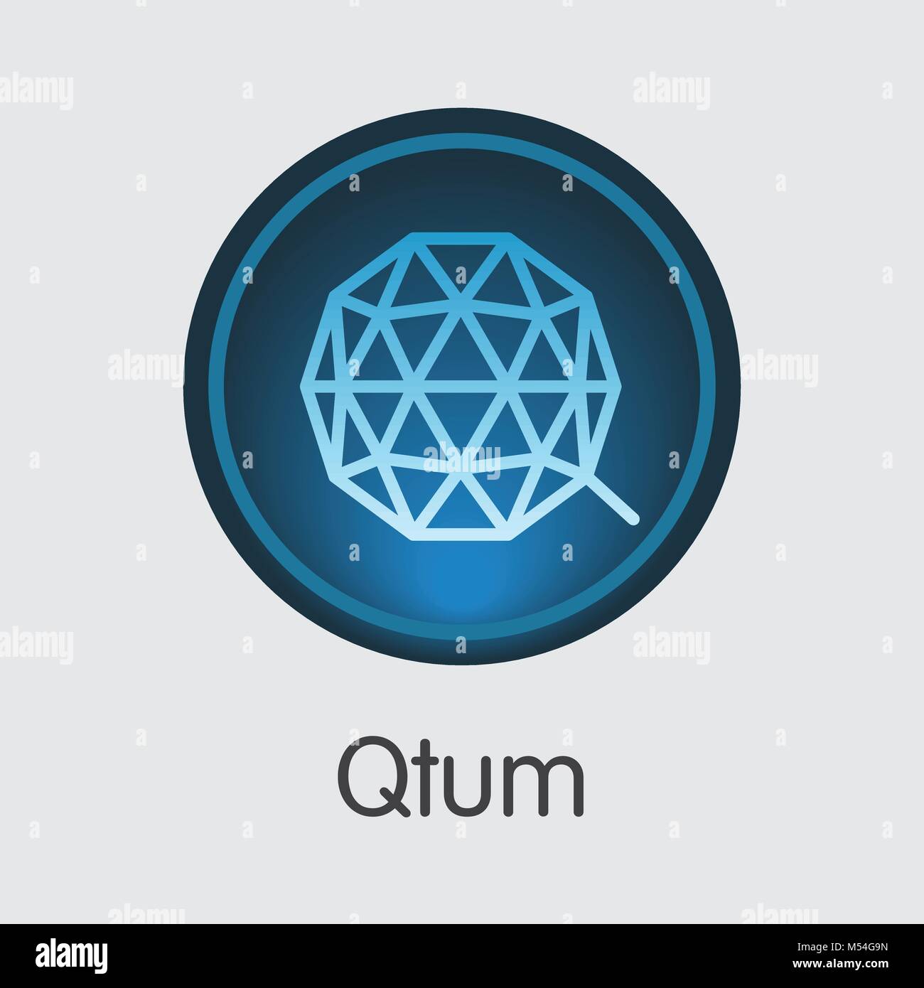 Qtum Crypto Currency. Vector QTUM Logo Stock Vector Image & Art Alamy