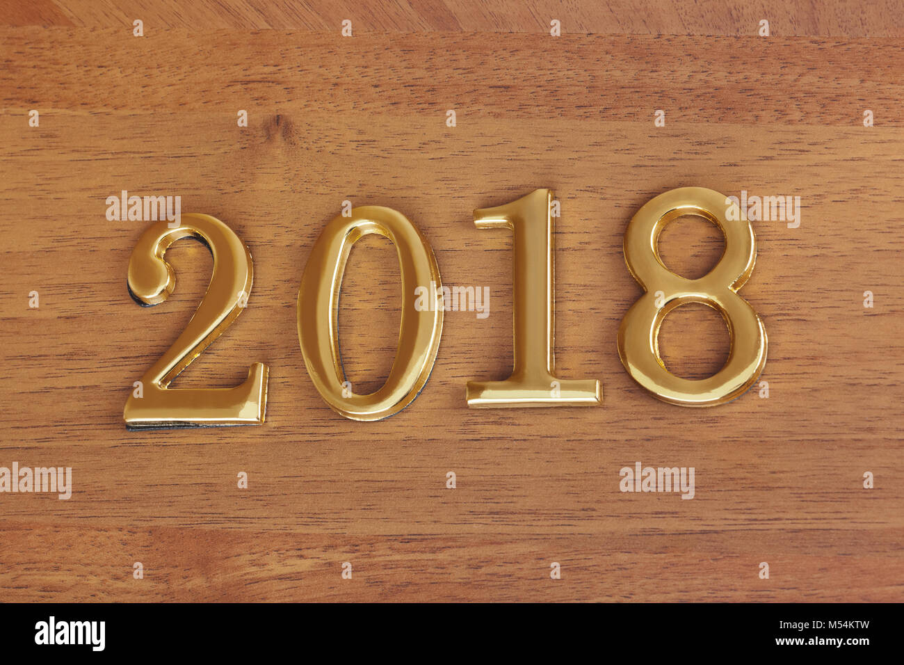Numbers 2018 on door - new year background Stock Photo - Alamy
