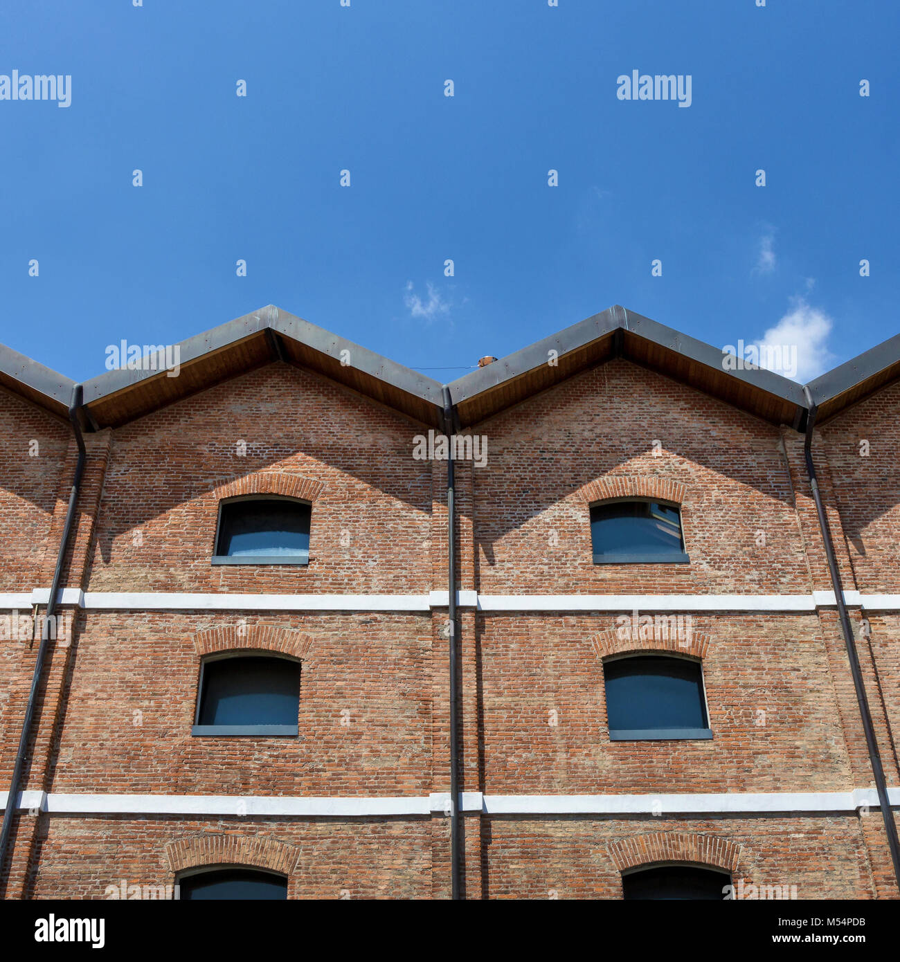 Historic factory buildings Stock Photo Alamy