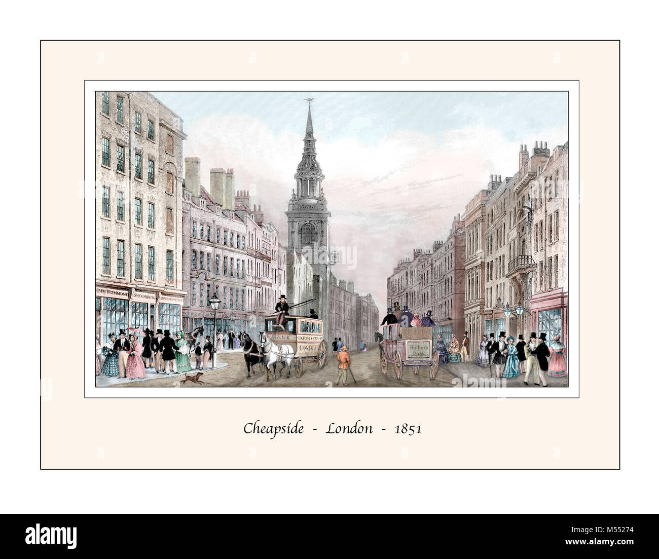 Cheapside london 1851 hires stock photography and images Alamy