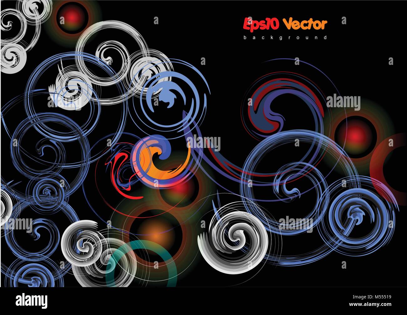 Eps 10 Abstract vector black background Stock Vector Image & Art - Alamy